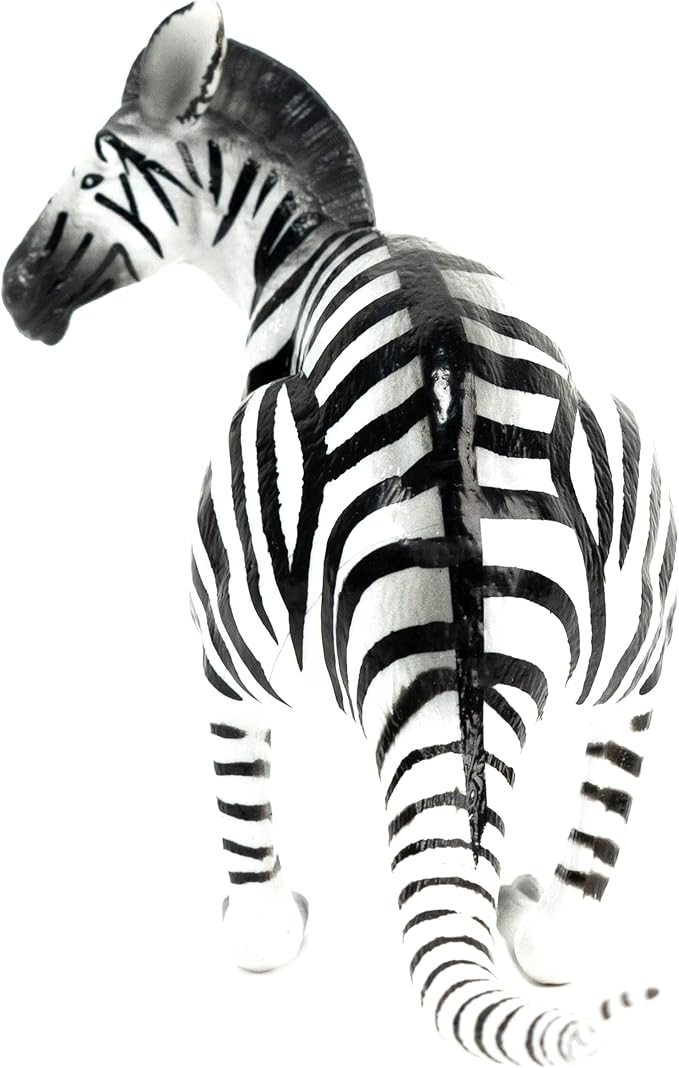 Randimals Zebra Style Kangaroo Figurine Toy 5”, Premium Hard Rubber Animal Action Figure Toy, Hybrid Friend Encourages Adventure & Imagination