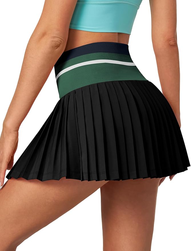 Pleated Tennis Skirt with Pockets for Women Tennis Skort for Woman High Waisted Golf Skirts Athletic Skirt