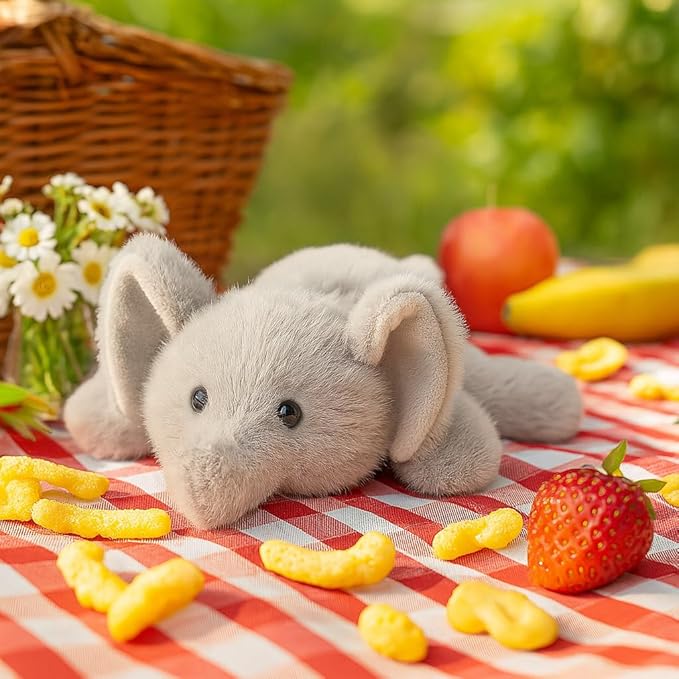 Adorable Elephant Stuffed Animal Soft Stress Relief Plush Toy Cute Birthday Gifts for Boys Girls Kids Toddlers