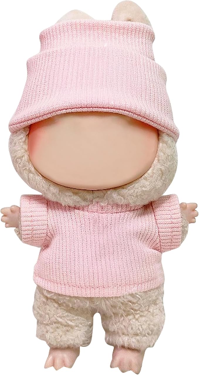 Clothes Fit for 17CM Doll, Fashion Doll Clothes Outfit Set Cute Theme Designer Toys Dress Accessories for Collector Fans Display (C Pink Set)