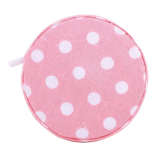 Accurate Body Tape Measure for Fitness Progress Tracking (No. 4 Rose Base with White dots)