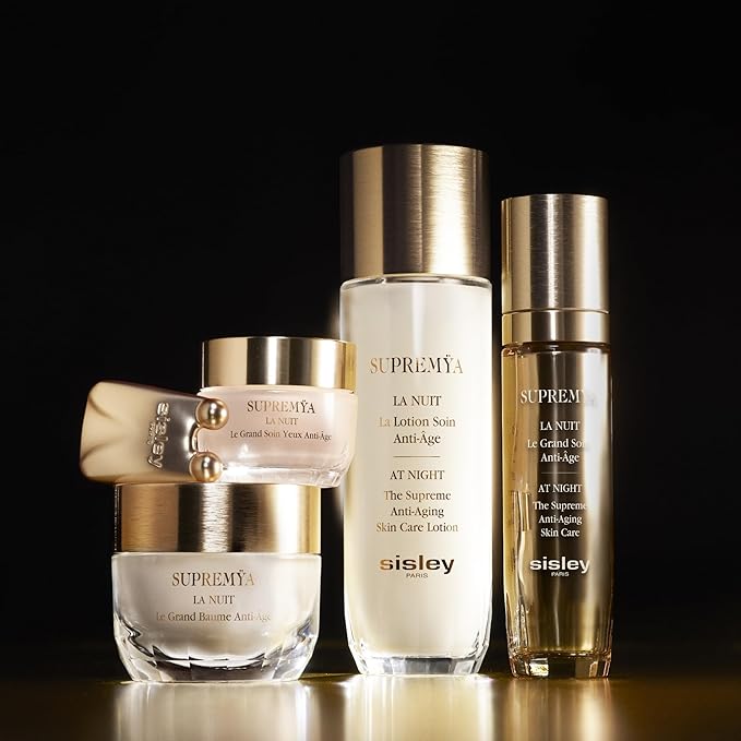 Sisley Paris Supremya at Night The Supreme Anti-Aging Eye Cream - 15 mL - Reduces Appearance of Fine Lines, Wrinkles, Dark Circles & Puffiness - Includes Massage Accessory