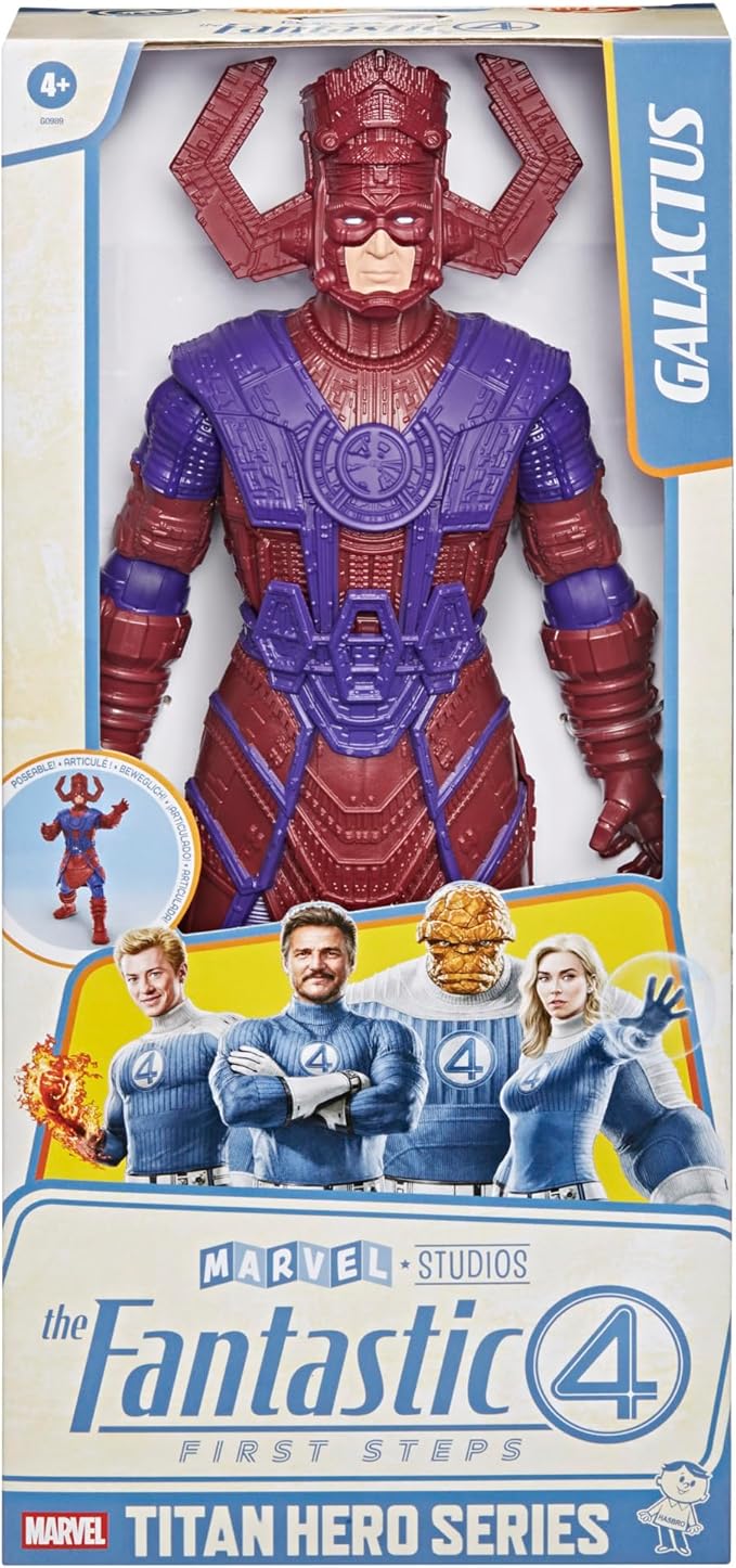 Marvel Studios Titan Hero Series The Fantastic Four: First Steps Galactus Action Figure, 12-Inch-Scale Super Hero Figures & Toys, 4+ Years