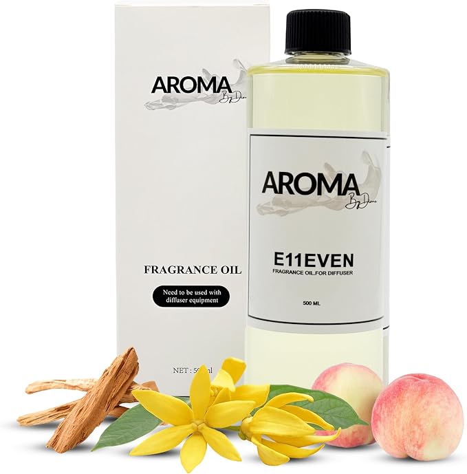 Essential Oils for Diffuser - E11even Fragrance Oil Blend - Luxury Hotel Inspired Aromatherapy Oils - Musk, Patchouli and Vanilla Scent - 500ml