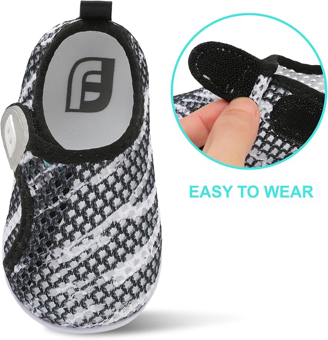JOINFREE Baby Toddler Water Shoes Boys Girls Sandals Barefoot Kids Breathable Sneakers Shoes for Walking Running