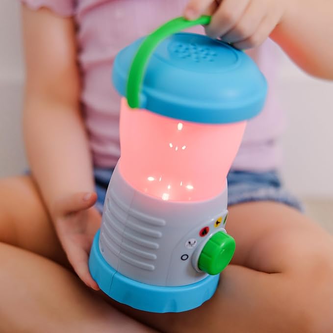 Melissa & Doug Let’s Explore Light & Sound Camping Lantern Play Set