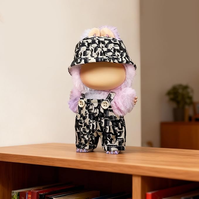 Clothes Fit for 17CM Doll, Fashion Doll Clothes Outfit Set Cute Theme Designer Toys Dress Accessories for Collector Fans Display (DD Dark Blue Denim)