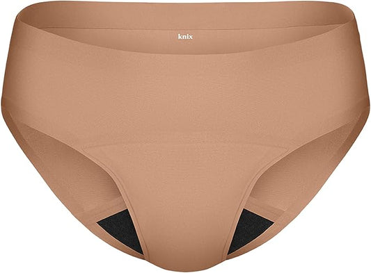 KNIX Super Leakproof No-Show Bikini Period Underwear – Heavy Flow, Reusable Absorbent Menstrual & Incontinence Panties
