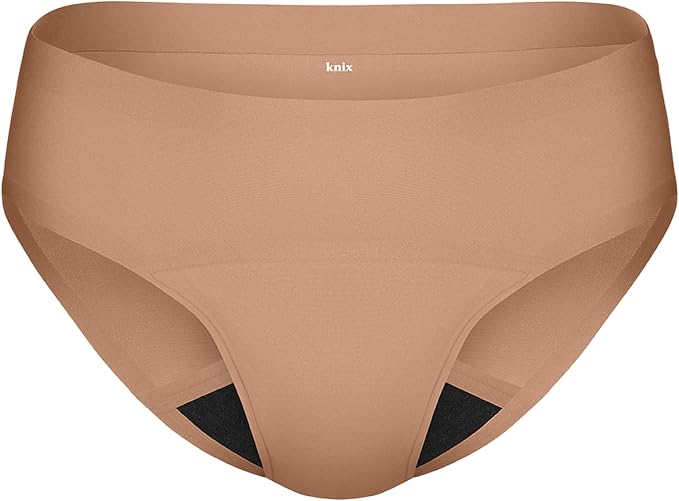 KNIX Super Leakproof No-Show Bikini Period Underwear – Heavy Flow, Reusable Absorbent Menstrual & Incontinence Panties