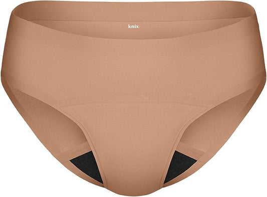 KNIX Super Leakproof No-Show Bikini Period Underwear – Heavy Flow, Reusable Absorbent Menstrual & Incontinence Panties