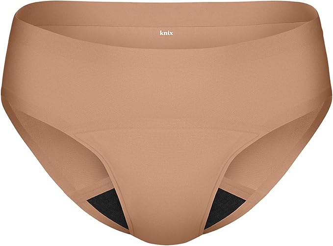 KNIX Super Leakproof No-Show Bikini Period Underwear – Heavy Flow, Reusable Absorbent Menstrual & Incontinence Panties