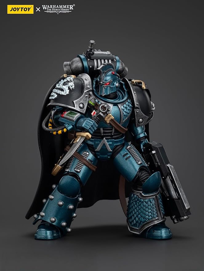 JOYTOY Warhammer The Horus Heresy 1/18 Action Figure-Alpha Legion Saboteur Consul-Collection Model Birthday Gifts