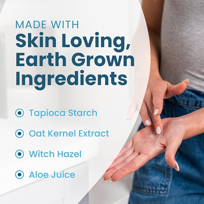 Super Fresh Body Powder Lotion Talc Free Anti Chafing Deodorizing No Mess Body Powder Cream for Men and Women Natural Ingredients Two 4 fl oz Tubes for Daily Comfort Sweat and Odor Protection