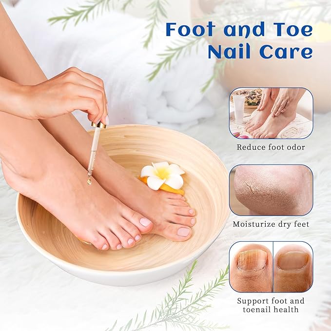 HIQILI Tea Tree Oil for Skin, Hair, Toenail | Add to Shampoo, Body Wash, Foot Soak - 100mL / 3.38 fl.oz
