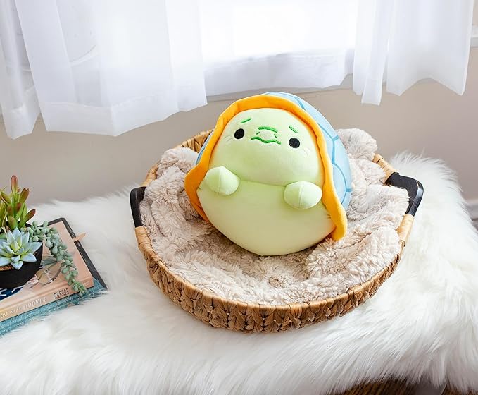 MochiOshis Turtle 12-Inch Character Plush Toy Jinba Osoioshi | Plushie, Huggable Soft Stuffed Animal for Cuddling | Friendly Companion Plush Figure Toy | Officially Licensed MochiOshis Turtle Plushie