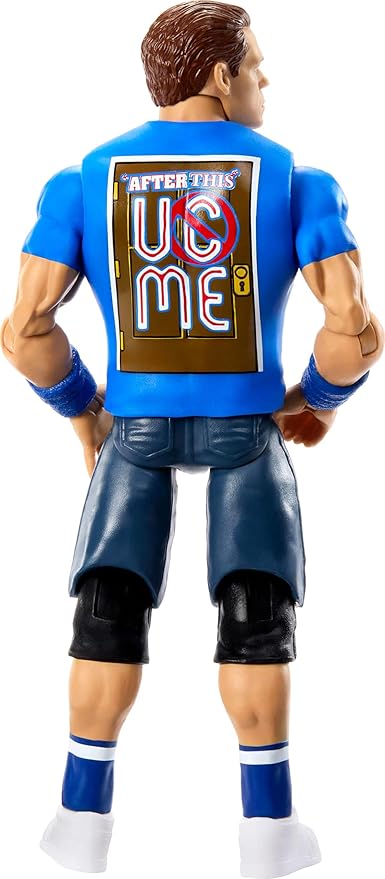 Mattel WWE John Cena Action Figure, Main Event Series #162, 6-inch Collectible Superstar with 14 Articulation Points & Life-Like Look