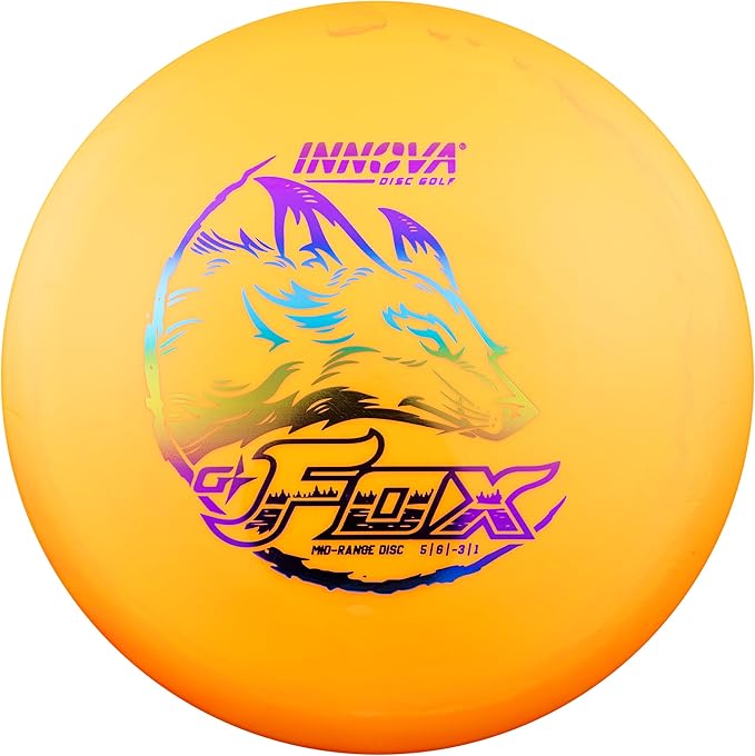 Innova GStar Fox Disc Golf Mid-Range, Far Gliding Mid-Range Disc (Colors Will Vary)