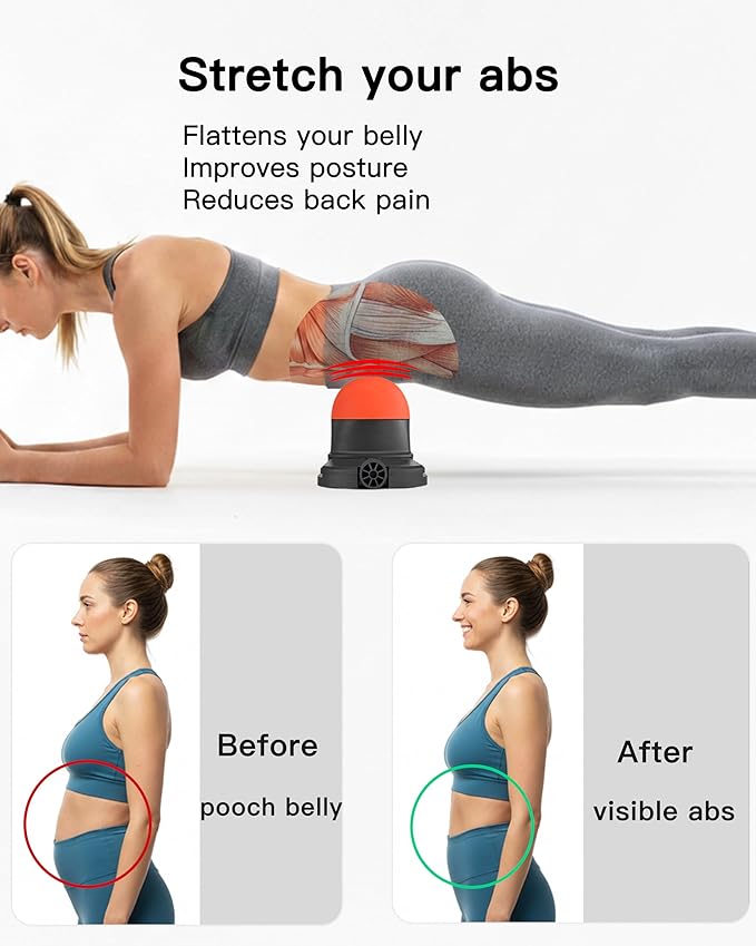 Psoas Muscle Release and Deep Tissue Adjustable Massage Tool for Back, QL, Hip Flexor, Hamstring, Glute, Iliacus, and Neck Pain - Trigger Point and Myofascial Release Tool