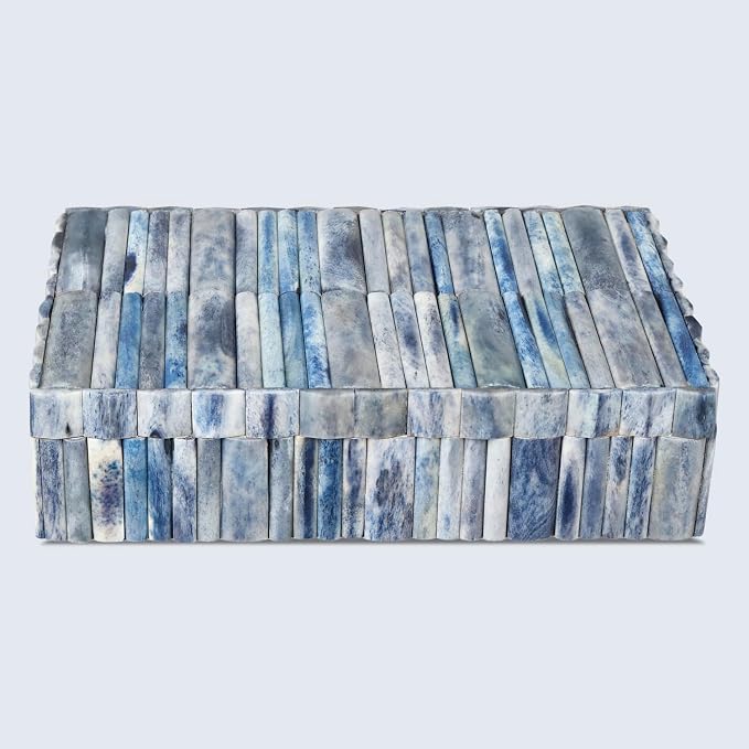 Handicrafts Home Decorative Keepsake Box 8x5 – Small Organizer Box with Lid, Boho Decorative Storage, Retro Memory Box, Unique Coffee Table Décor, Jewelry or Trinket Box, Modern Shelf Decorative Box