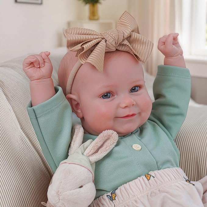 BABESIDE Reborn Baby Dolls, 20Inch Cute Soft Vinyl Realistic-Newborn Baby Doll Poseable Real Life Lifelike Baby Dolls w/Doll Accessories for 3+ Year Old Girls