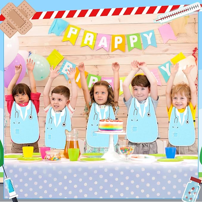 Panitay 12 Pcs Kids Dressing up Costumes Toddler Kids Dress up Vests for Boys Girls Party Pretend Play Costume Supplies