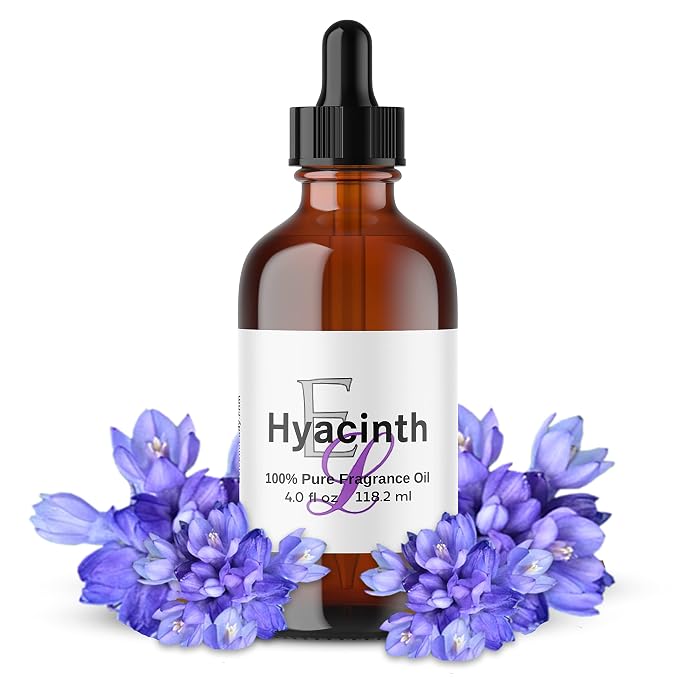 Hyacinth Fragrance Oil, 4 Oz, for Diffuser, Aromatherapy