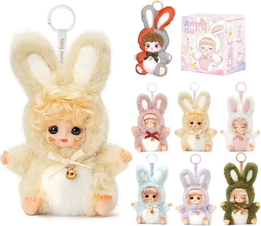 Annie Baby Plush Doll Blind Box Figure 1PCS, Love Descends Series Plush Blind Box, Cute Figures Mystery Box Collectible Toys Cute Keychain Holiday Birthday Gifts.
