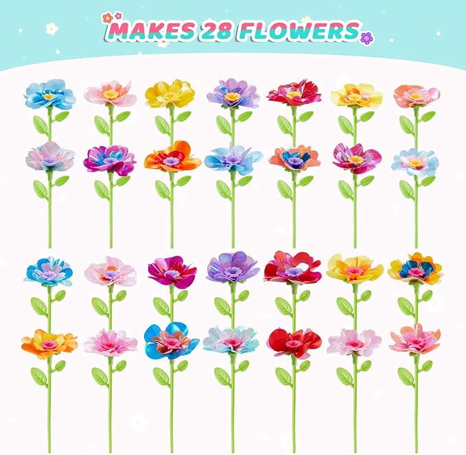 TOGGOT Fabric Flower Bouquet Toys Refill Pack – DIY Arts & Crafts Kit Accessories (Main Kit Not Included)