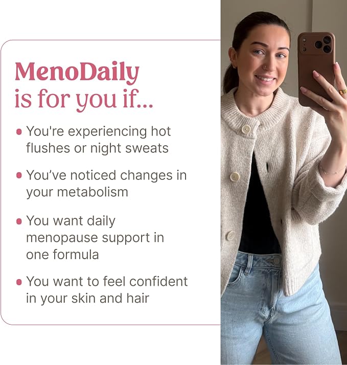 Happy Mammoth MenoDaily for Menopause, Hair, Skin, and Metabolism | Hair, Skin, Metabolism