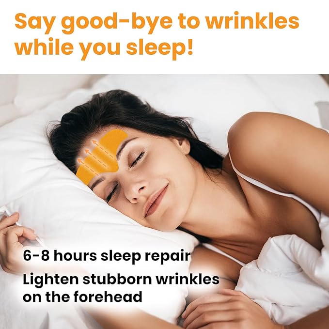 Forehead Wrinkle Remover Patch,Smooth Forehead And Smooth Fine Lines And Wrinkles,Lift Facial Skin Forehead Patch,Forehead Patches for Wrinkles With Hydrolyzed Collagen And Centella Asiatica,Suitable