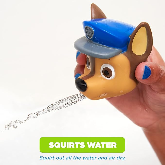 Ginsey Nickelodeon's PAW Patrol Bath Squirters, PVC, PAW Patrol Bath Toy Set, Multicolor, 4-Piece, Kid