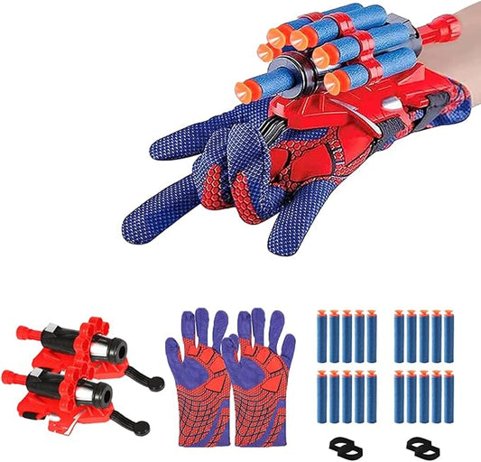 2Pcs Soft Missile Launcher Set for Kids,Hero Role-Play Toy,DIY Roleplay & Outdoor Fun - Adjustable Strap, Durable Design, Safe for Kids& Adults