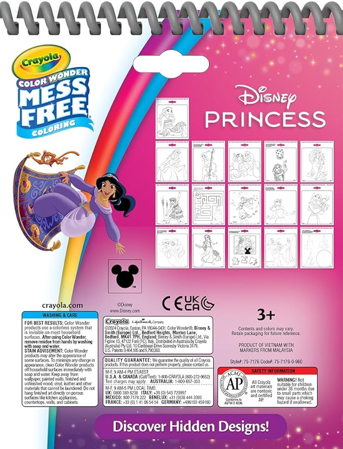 Crayola Disney Color Wonder Bundle (3 Pack), Stocking Stuffers for Kids, Toddler Mess Free Activity Pads & Markers, Disney Coloring Toys, Holiday & Christmas Gifts, 3+