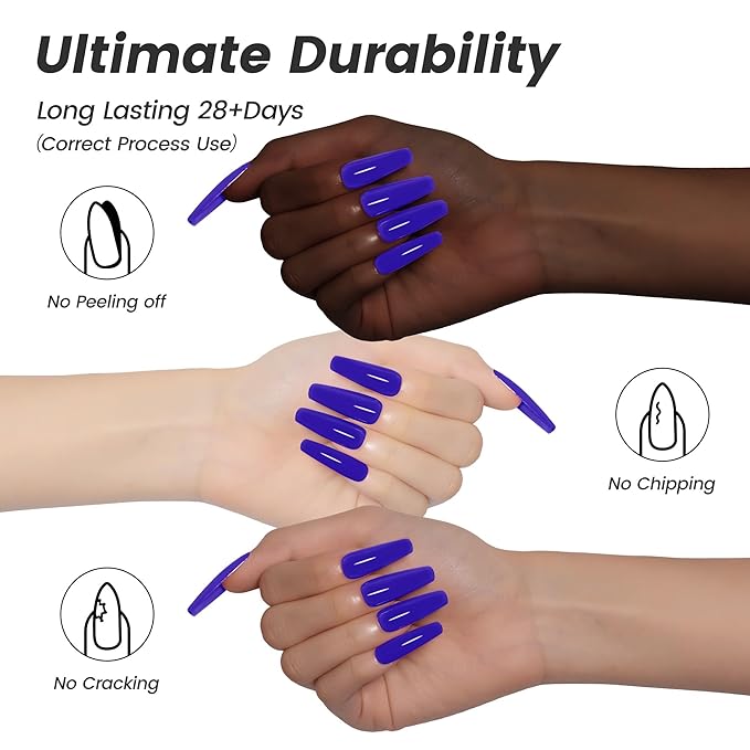 YTD Likomey Klein Blue Gel Nail Polish,15ml Salon Home DIY Manicure and Pedicure Fall Winter Soak Off UV Color Varnish,CS459