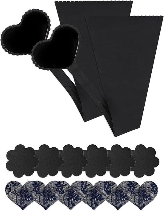 Adhesive C-String Thongs 2-Pack Invisible Underwear for Women with VPL-Free Design Reusable No Belt Thong