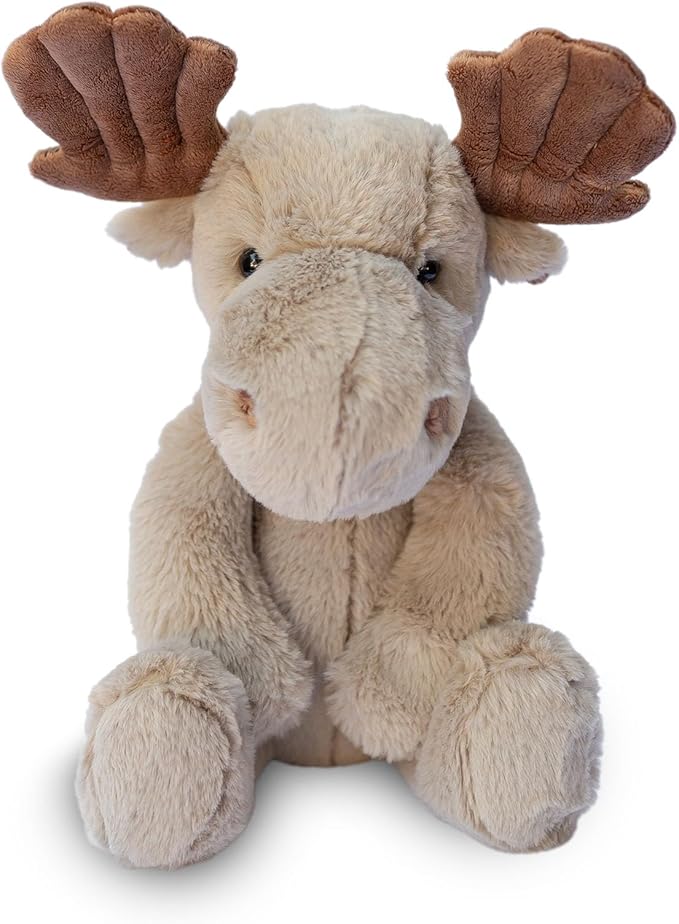 World's Softest Plush Morgan Moose, Lushee 16" Stuffed Animal for Baby, Toddler, Kids, Adults - Adorable Toy Made from Kid-Friendly, Quality Materials