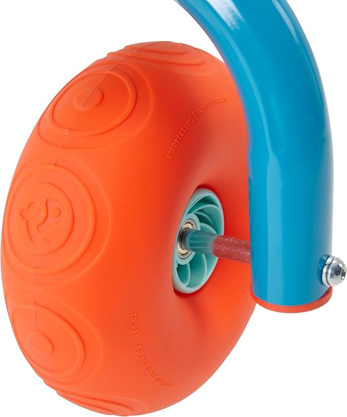 TP Toys Spiro Spin Seesaw | Sit and Spin Teeter Totter with 360 Spin and Bounce Wheel | Kids Outdoor Play Equipment for Backyard, Playground, or Indoor Fun | Boys and Girls Ages 3-8