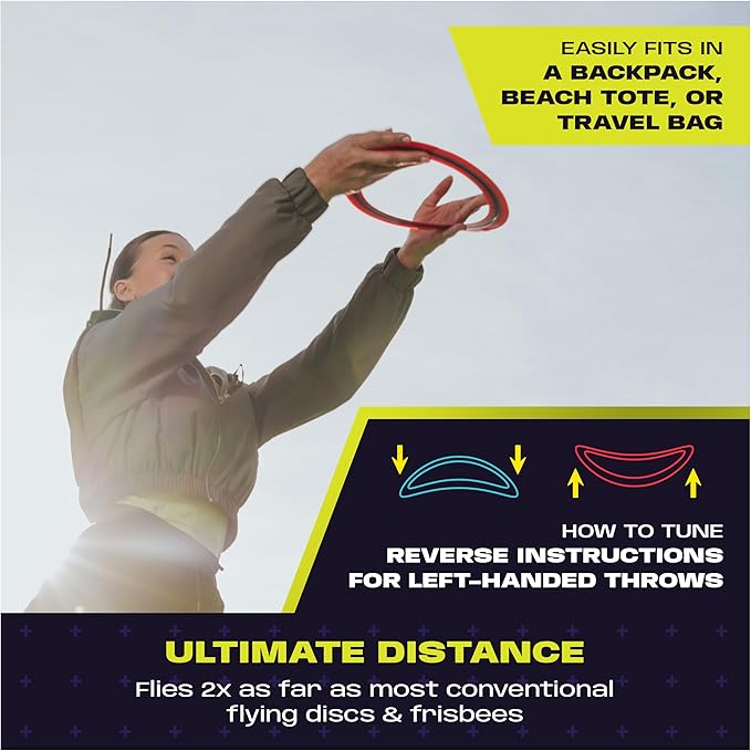 Aerobie Pro Ring Outdoor Flying Disc, Flying Ring for Kids Parties and Backyard Games, Teen Boys Gift Ideas, Kids Toys for Ages 5 & Up, Orange, 14