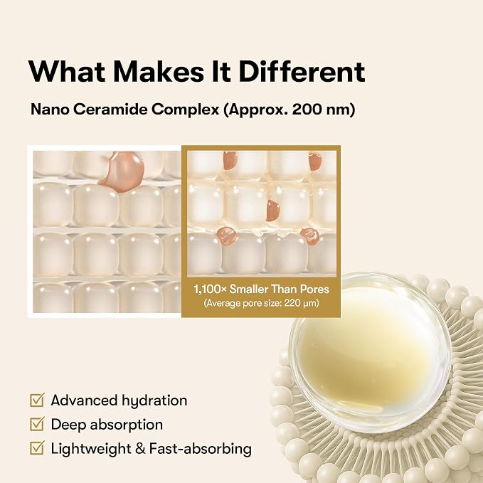 VT COSMETICS Rice Ceramide Capsule Cream, Hydrating Gel Cream with Encapsulated Rice Extract (230,000 ppm) & 5 Types of Ceramides, Brightening & Barrier Care Moisturizer, Korean Skincare (1.69fl oz)