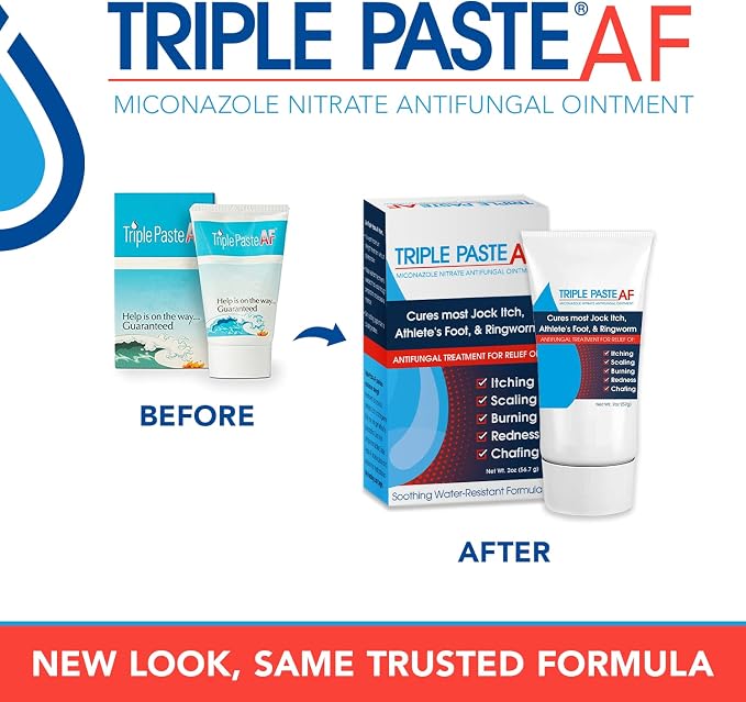 Triple Paste AF Antifungal Ointment, 2% Miconazole, 2 oz, 2 Pack