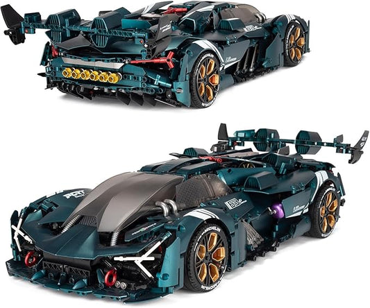 Millanio Super technic Car Model Building Kit,1:8 Scale Model and Race Engineering Toy,Adult Collectible Model Cars Kits to Build,Technic Car Sets for Adults(3446pcs)