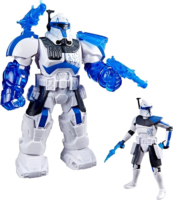 STAR WARS Epic World of Action Clone Captain Rex Mech Force Suit, 6.5-Inch Mech Suit & 4-Inch Action Figure, Toys for Boys & Girls, Christmas Stocking Stuffer Gifts, Ages 4+ (Amazon Exclusive)