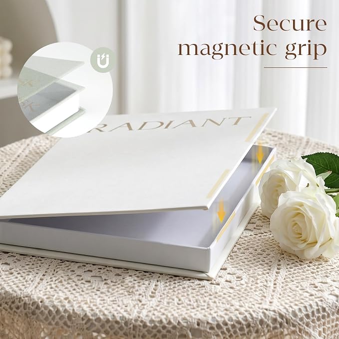 Decorative Books for Home Decor, Set of 3 Neutral Linen Storage Boxes | Linen Faux Book Boxes with Hidden Storage for Coffee Table, Bookshelf, Mantel, Living Room Decor, Photo Storage& Keepsake Box