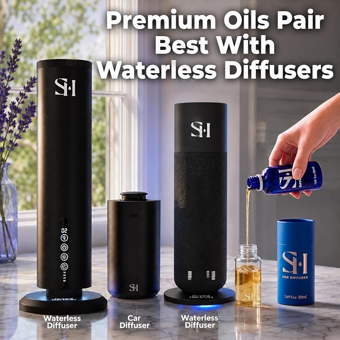 White Tea WT11 Hotel Scent Diffuser Oil | 1.69 Fl oz (50 ml) - Waterless Diffuser Oil Refill & Highly Concentrated Fragrance Oil, Diffuser Oil Scents Luxury, Hotel Oil Diffuser