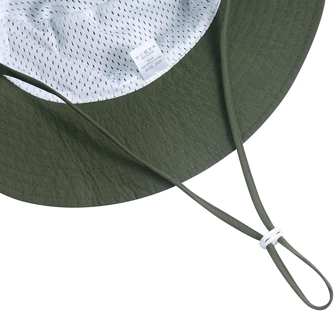 MaxNova Baby Sun Hat Smile Face UPF 50+ Toddler Bucket Hat for Boys Girls 0-7 Years