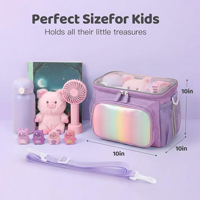 Kids Bike Basket, Front Frame Handlebar Bag for Toddler Scooter Tricycle Bicycle, Cute Small Fabric Bicycle Basket for Boys & Girls,
