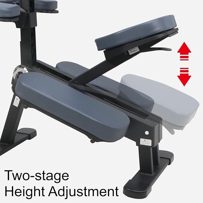 Master Massage Gymlane Portable Massage Chair – Lightweight Adjustable Tattoo Chair with 2" Cushion Foam, Ergonomic Design, Supports 600lbs, Ideal for Spa, Therapy & Beauty Use