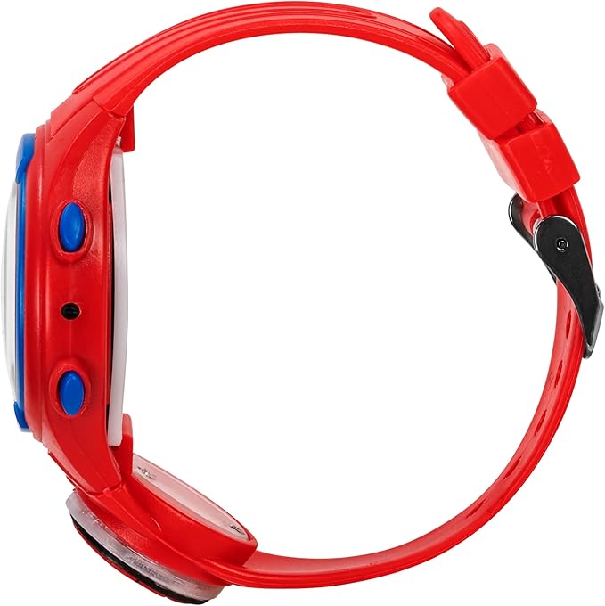 Marvel Spider-Man Kids Watches – Digital Display, Interactive Features, Adjustable Strap, Vibrant Spider-Man Graphics, Durable for Active Kids