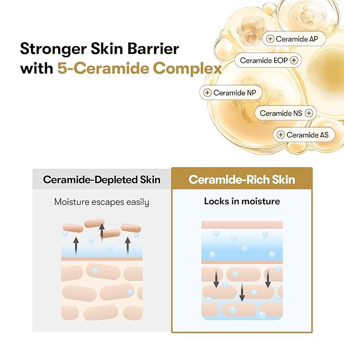 VT COSMETICS Rice Ceramide Capsule Cream, Hydrating Gel Cream with Encapsulated Rice Extract (230,000 ppm) & 5 Types of Ceramides, Brightening & Barrier Care Moisturizer, Korean Skincare (1.69fl oz)