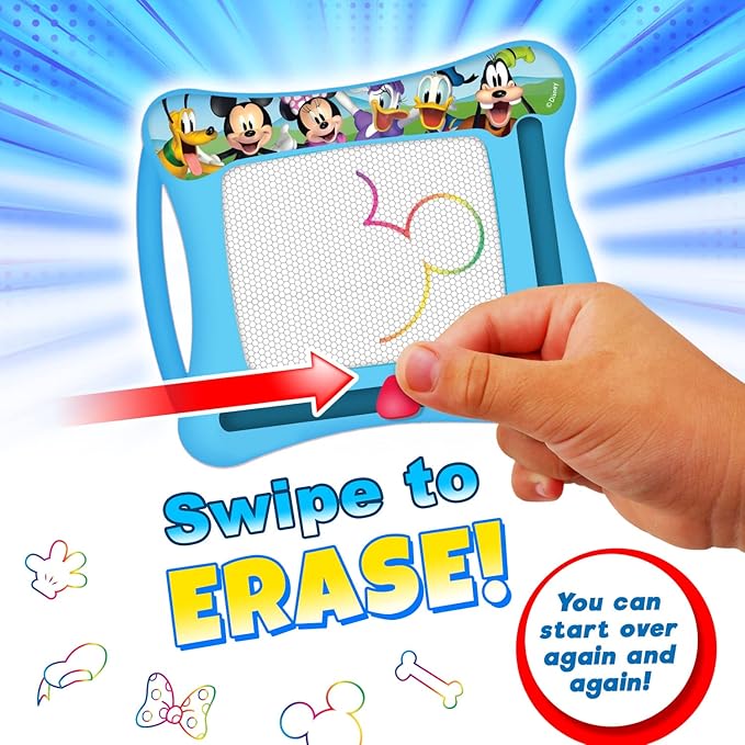 JA-RU Disney & Marvel Magnetic Drawing Board for Kids (3 Units Assorted) Disney Princess, Mickey Mouse, Spiderman. Mess-Free Car Ride Activities. Preschool Learning Toys. ABC-6906-3s